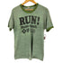 ヘインズ Hanes 70s USA製 プリントリンガーTシャツ メンズ L