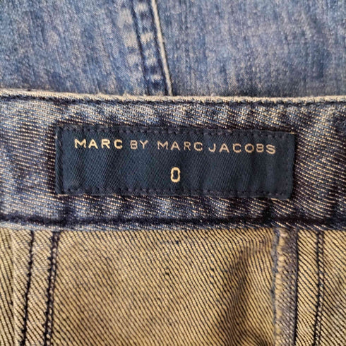 マークバイマークジェイコブス Marc by Marc Jacobs タイト セーラー デニムスカート Y2K レディース
