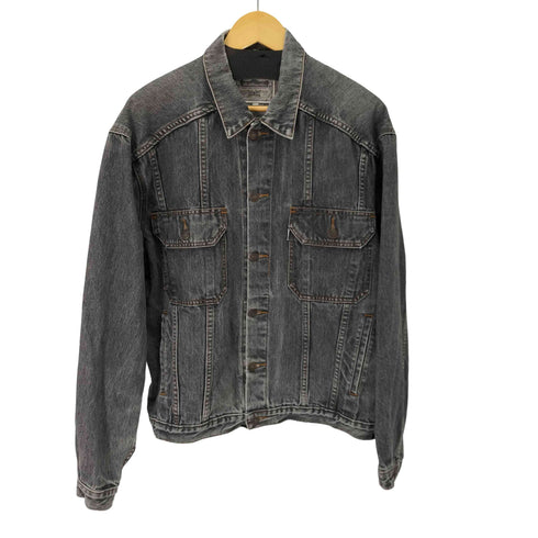 リーバイス Levis ユーロ チュニジア製 ブラックデニム トラッカージャケット メンズ import:M