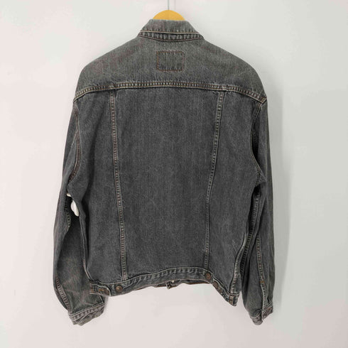 リーバイス Levis ユーロ チュニジア製 ブラックデニム トラッカージャケット メンズ import:M