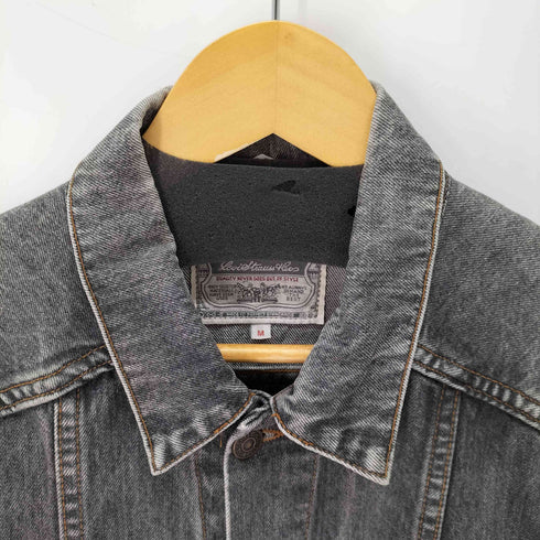 リーバイス Levis ユーロ チュニジア製 ブラックデニム トラッカージャケット メンズ import:M
