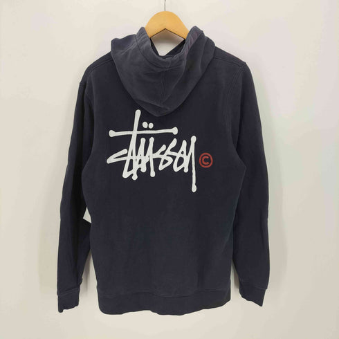 ステューシー Stussy ロゴ刺繍 ショーンフォント プルオーバー パーカー メンズ import:M