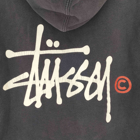 ステューシー Stussy ロゴ刺繍 ショーンフォント プルオーバー パーカー メンズ import:M