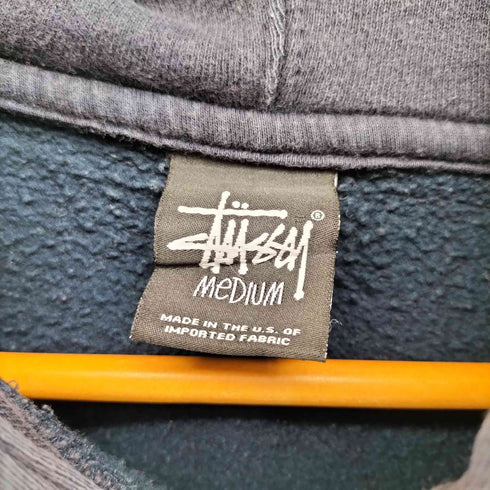 ステューシー Stussy ロゴ刺繍 ショーンフォント プルオーバー パーカー メンズ import:M