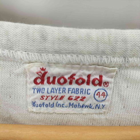 デュオフォード duofold 霜降りクルーネックスウェット メンズ 44
