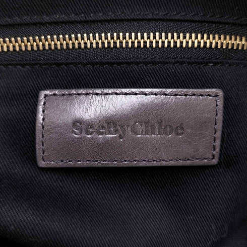 シーバイクロエ SEE BY CHLOE 2WAY レザーショルダーバッグ レディース