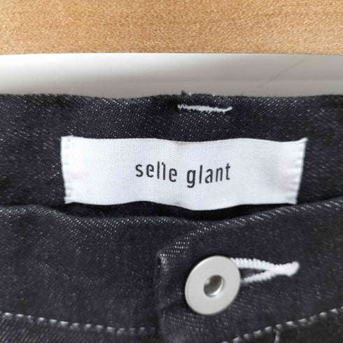 selle glant ロールアップワイドデニム 5ポケット レディース JPN:L