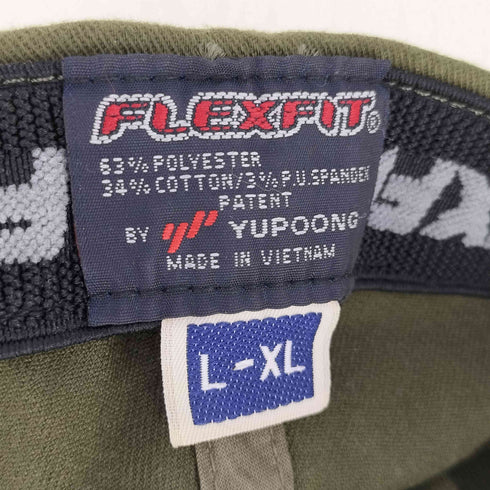 90S~00S FLEXFIT 刺繍 6パネルキャップ メンズ L-XL
