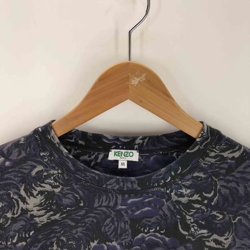 ケンゾー KENZO 80-90S OLD 虎 総柄 S/S クルーネックTシャツ メンズ JPN:M