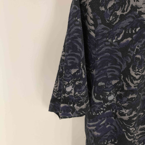 ケンゾー KENZO 80-90S OLD 虎 総柄 S/S クルーネックTシャツ メンズ JPN:M