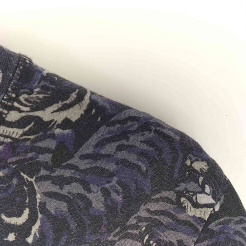 ケンゾー KENZO 80-90S OLD 虎 総柄 S/S クルーネックTシャツ メンズ JPN:M