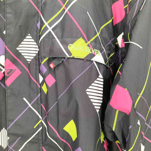 クイックシルバー Quiksilver 総柄 スノーボード ジャケット マウンテンパーカー メンズ import:S