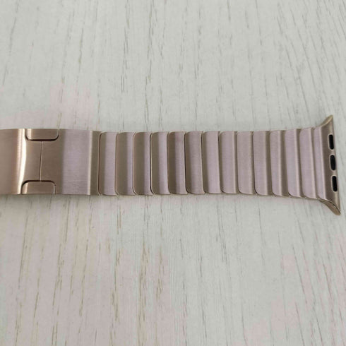 APPLE WATCH 46mm Gold Link Bracelet メンズ