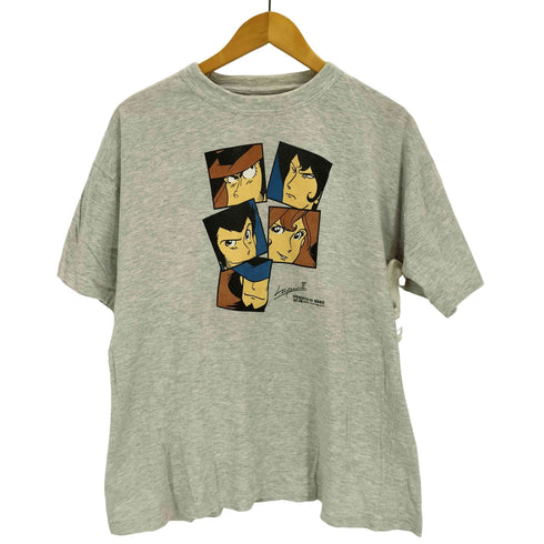 90s キャラクタープリントクルーネックTシャツ メンズ