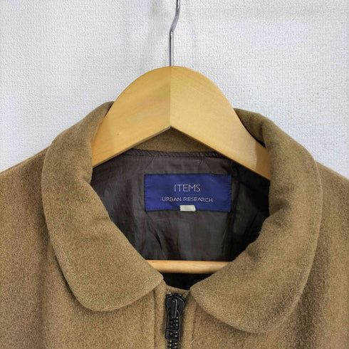 アイテムズ アーバンリサーチ ITEMS URBAN RESEARCH ウールナイロン フライト ブルゾンジャケット メンズ US:40