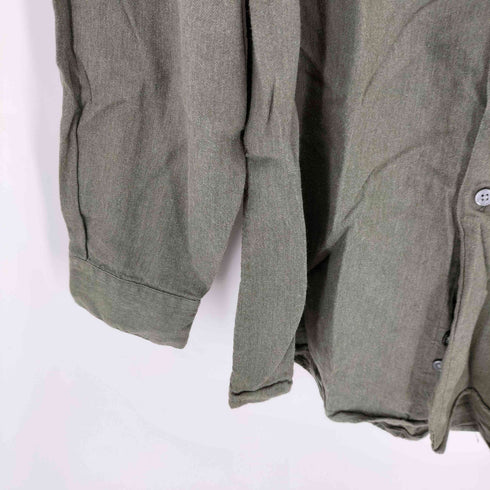 ペリーエリス PERRY ELLIS 90s レーヨン混L/Sポケットシャツ メンズ JPN:L