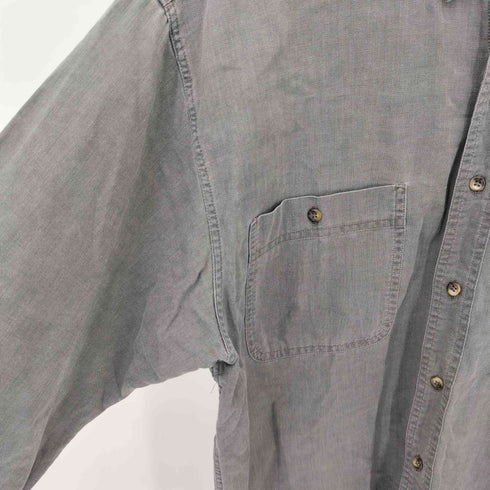 エディーバウアー Eddie Bauer 70s 黒タグ BD ワークシャツ メンズ M