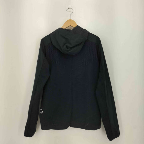 デサント descente バックニット切り替え ジップアップ シェルジャケット メンズ M