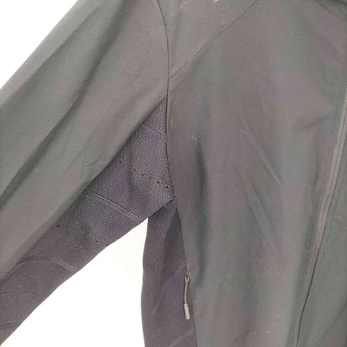 デサント descente バックニット切り替え ジップアップ シェルジャケット メンズ M