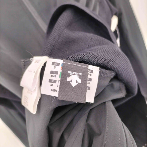 デサント descente バックニット切り替え ジップアップ シェルジャケット メンズ M