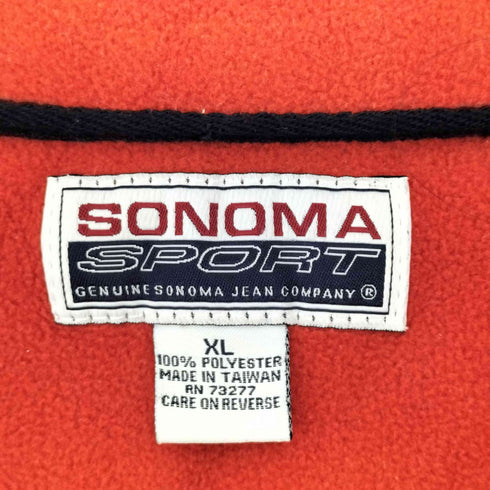 ソノマ sonoma SPORT ジップアップフリースベスト メンズ JPN:XL
