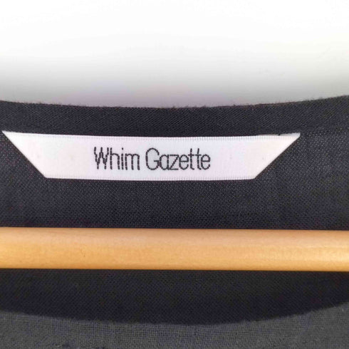 ウィムガゼット Whim Gazette リネン ボリュームスリーブブラウス レディース FREE
