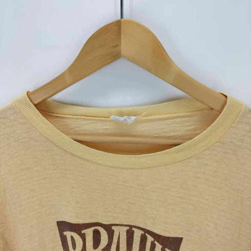 80s 染み込みプリントクルーネックTシャツ メンズ