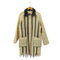 whitely&sons A GOTLAND SHEEP FLEECE ボアカラー フリンジ デザイン ストライプコート domestic メンズ 4