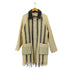 whitely&sons A GOTLAND SHEEP FLEECE ボアカラー フリンジ デザイン ストライプコート domestic メンズ 4