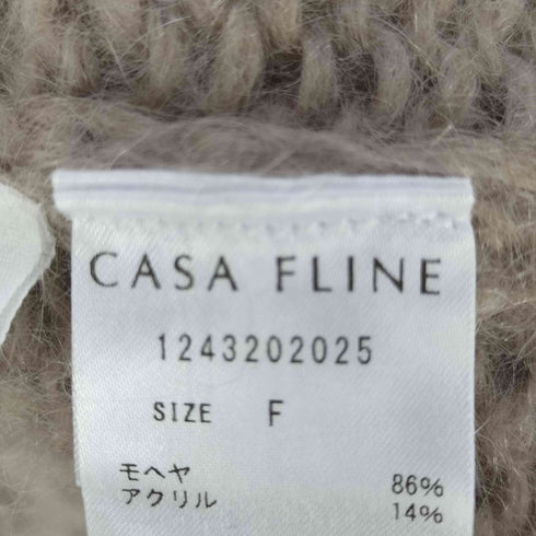 カーサフライン CASA FLINE 2wayモヘアニットトップス レディース FREE