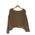 アーシー earthy シアーハンドライクオーバーニット レディース FREE