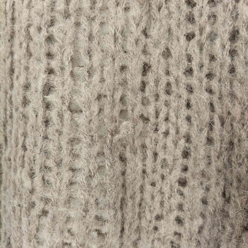 アーシー earthy シアーハンドライクオーバーニット レディース FREE