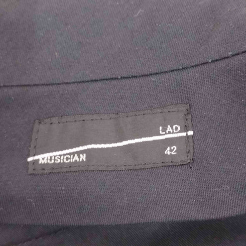 ラッドミュージシャン LAD MUSICIAN 20SS SLIM SLACKS WOOL GABARDINE INKJET メンズ JPN:42