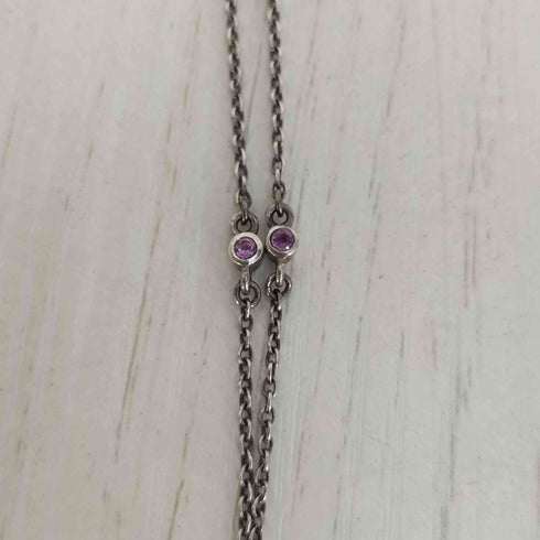 アナスイ ANNA SUI 925 バタフライ シルバーネックレス レディース