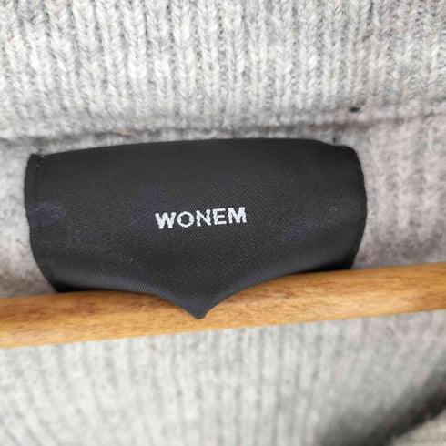 WONEM ハイネックハーフジップニット レディース FREE