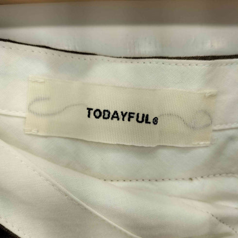 トゥデイフル TODAYFUL Smooth Tuck Trousers スムース タック スラックス トラウザーパンツ レディース 38