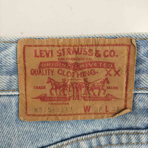 リーバイス Levis 90s W515-0217 ボタン裏J09 ハイウエスト ストレート デニムパンツ レディース W28/L31