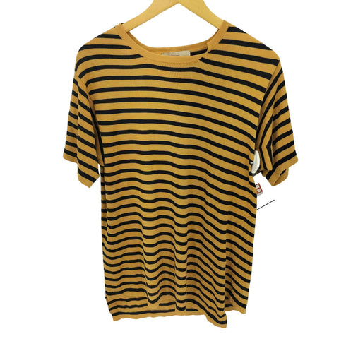 MAISON FLANEUR ボーダー柄 ニット半袖 ワンピース レディース 48