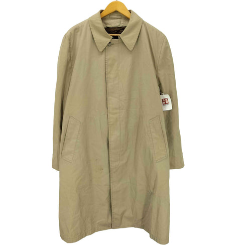 ロンドンフォグ LONDON FOG 70-80s 英国製 maincoats ボア ライナー付き 比翼 ステンカラー コート バルマカーン コート メンズ EUR:44