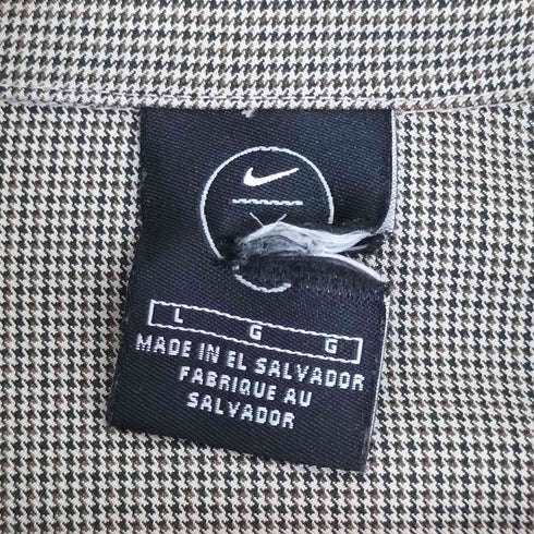 ナイキ NIKE 袖ロゴ ガンクラブチェック スウィングトップブルゾン メンズ import:L