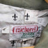 cacharel junior キャシャレル 裏地 総柄 比翼 玉虫 タマムシ ステンカラーコート レディース import:M