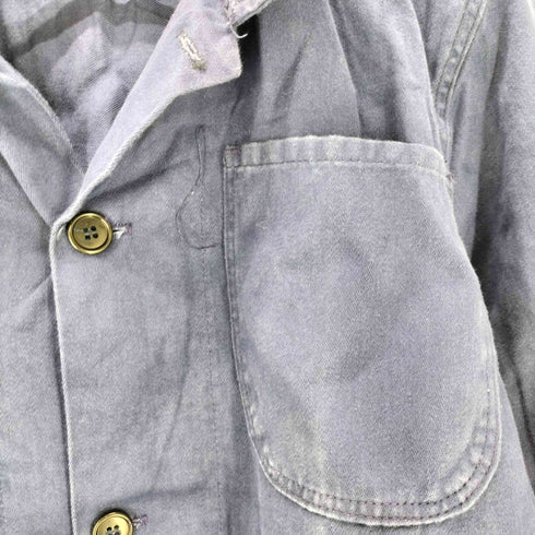 THE WORLD OF WARK WEAR SANFOR van moer 企業 ユーロ ワーク カバーオール ジャケット 3ポケ 4ボタン メンズ EUR:52