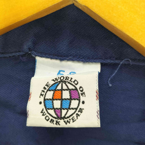 THE WORLD OF WARK WEAR SANFOR van moer 企業 ユーロ ワーク カバーオール ジャケット 3ポケ 4ボタン メンズ EUR:52