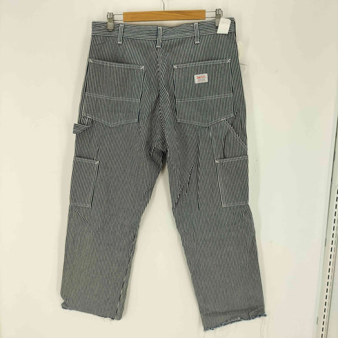 スミス SMITH’S USA製 ヒッコリーストライプ ペインターパンツ メンズ 32×32