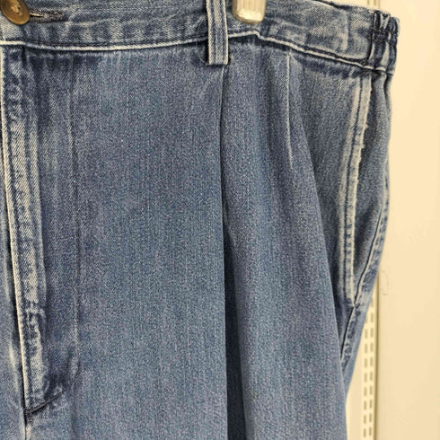 ハガー HAGGER メキシコ製 2タック ワイド テーパード デニム パンツ メンズ 40×29