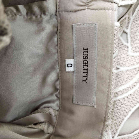 ジャスグリッティー JUSGLITTY 23SS ケミカルレースタイトスカート レディース JPN:0