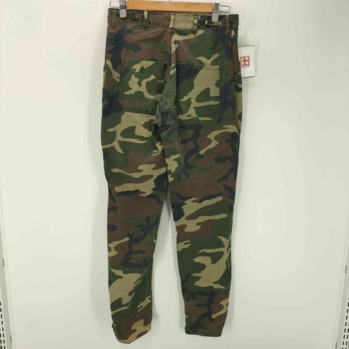 80-90S DUCK BAY ウッドランドカモ 迷彩柄 ベイカー ミリタリー パンツ メンズ JPN:M
