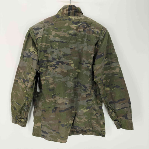 00S スペイン軍 ユーロ デジタルカモ 迷彩柄 リップストップ ミリタリー フィールド ジャケット 斜め ポケット メンズ