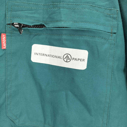 ADOLPHE LAFONT アドルフラフォン 90S コットン ツイル フレンチ ワーク カバーオール ジャケット 企業ロゴ メンズ 60