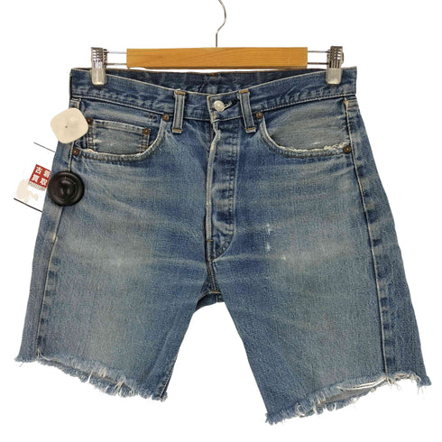 リーバイス Levis 70s 66前期 刻印6 スモールe ボタンフライデニムショーツ メンズ 32×30